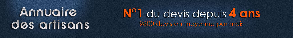 L'annuaire des artisans - Numéro 1 du devis depuis 4 ans